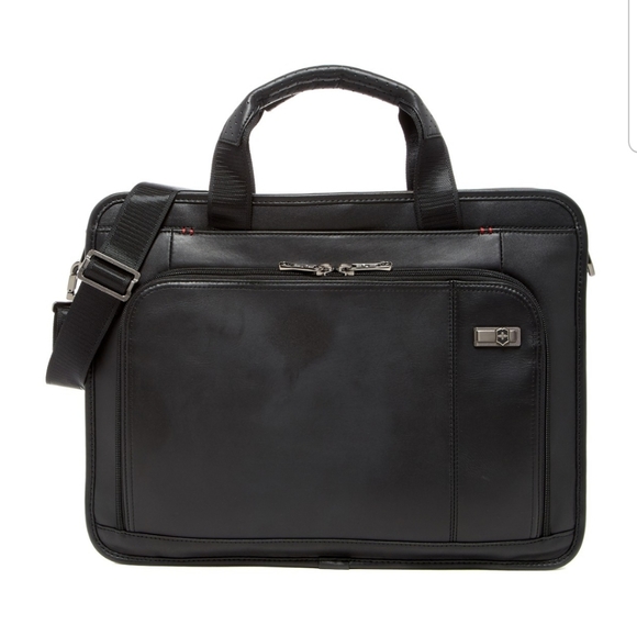 swiss army leather bag